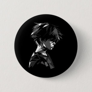 Anime Manga Motif Polygon Artwork Anime Button