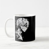 Anime Manga Motif Zeichnend Artwork Anime Kaffeetasse (Links)