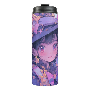 Anime Manga Niedlich Hexe Inspiriert Tumbler Thermosbecher
