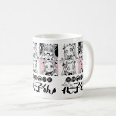 Anime Manga Panel Grid Ceramic Mug Kaffeetasse (VorderseiteRechts)