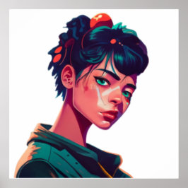 Anime Manga Pop Kunstliebhaber Pop Liebhaber Carto Poster