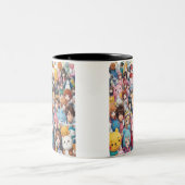Anime Manga Pop Kunstliebhaber Pop Liebhaber Carto Zweifarbige Tasse (Mittel)
