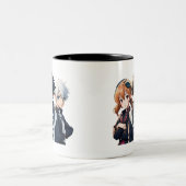 Anime Manga Pop Kunstliebhaber Pop Liebhaber Carto Zweifarbige Tasse (Mittel)