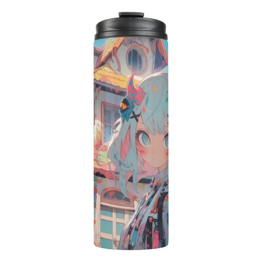 Anime Manga Spuk Girl Inspiriert Tumbler Thermosbecher (Vorderseite)
