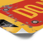 "Anime Marathon In Progress | Do Not Disturb" Poster (Ecke)