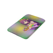 Anime Mardi Gras King cake Badematte (Schrägansicht)