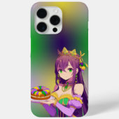 Anime Mardi Gras King cake Case-Mate iPhone Hülle (Rückseite)