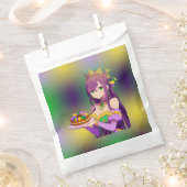 Anime Mardi Gras King cake Geschenktütchen (Ausgeschnitten)