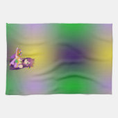 Anime Mardi Gras King cake Geschirrtuch (Horizontal)
