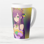 Anime Mardi Gras King cake Milchtasse (Rechte Ecke)