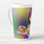 Anime Mardi Gras King cake Milchtasse (Linke Ecke)