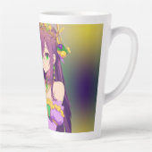 Anime Mardi Gras King cake Milchtasse (Rechts)