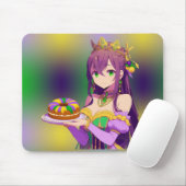 Anime Mardi Gras King cake Mousepad (Mit Mouse)