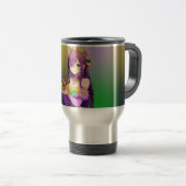 Anime Mardi Gras King cake Reisebecher (VorderseiteRechts)