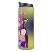 Anime Mardi Gras King cake Thermosbecher (Nach rechts gedreht)