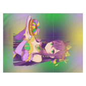 Anime Mardi Gras King cake Tischdecke (Vorderseite (Horizontal))