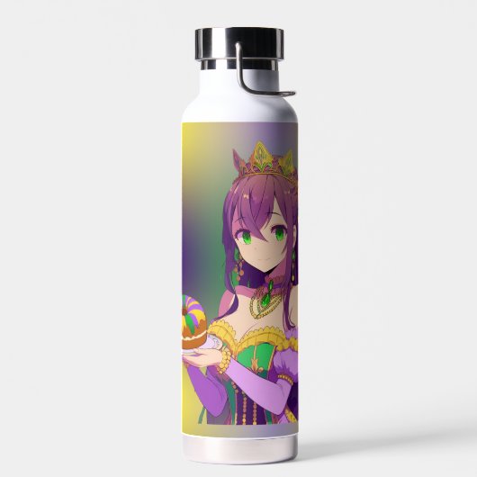 Anime Mardi Gras King cake Trinkflasche (Links)