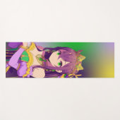 Anime Mardi Gras King cake Yogamatte (Vorderseite (Horizontal))