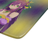 Anime Mardi Gras King Kuchen Schneidebrett (Ecke)