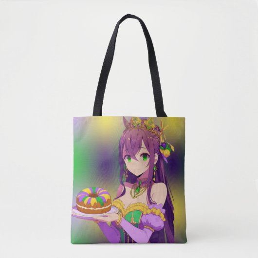 Anime Mardi Gras King Kuchen Tasche (Vorderseite)