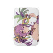 Anime Mardi Gras Maske Badematte (Vorderseite Vertikal)