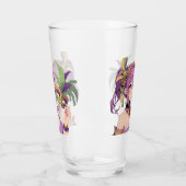 Anime Mardi Gras Maske Glas (Links)