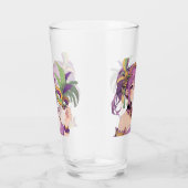 Anime Mardi Gras Maske Glas (Rechts)