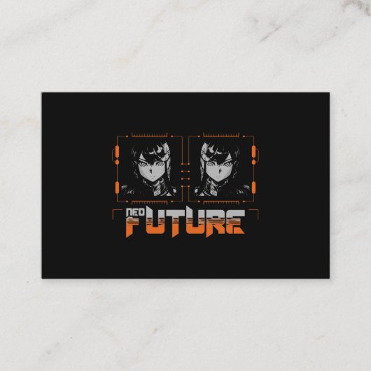 Anime mecha Girls Visitenkarte (Vorderseite)