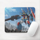 Anime Mecha Robot Mousepad (Mit Mouse)