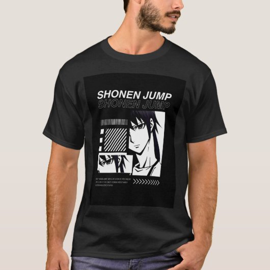 Anime Men-T-Shirt T-Shirt (Vorderseite)