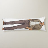 Anime Men Zaddy Seitenschläferkissen (Rückseite)