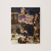 Anime-Menschen trinken Kaffee  Puzzle (Vertikal)