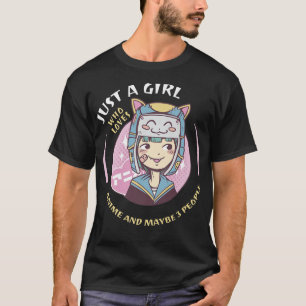 Anime Merch für junge Mädchen Frauen nur ein Mädch T-Shirt