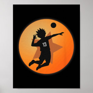 Anime Merch Japan Number 13 Star Anime Volleyba Poster