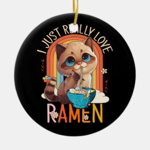 Anime Merch Kawaii Really Liebe Ramen Japanese Noo Keramik Ornament
