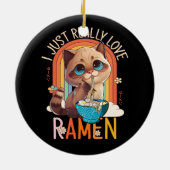 Anime Merch Kawaii Really Liebe Ramen Japanese Noo Keramik Ornament (Hinten)