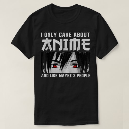Anime Merch Women Teen Girls Boys, die ich nur abo T-Shirt (Design vorne)