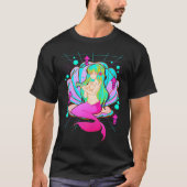 Anime Mermaid Gamer Pastel Theme Vaporwave T-Shirt (Vorderseite)