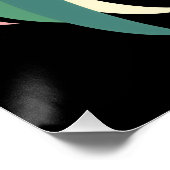 Anime mit farbenfrohem Haar Poster (Ecke)