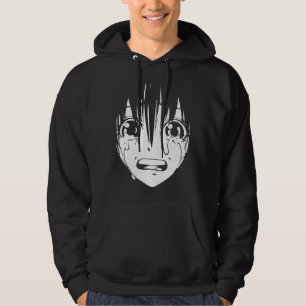 Anime-mit Kapuze Sweatshirt: Schreiendes Mädchen Hoodie