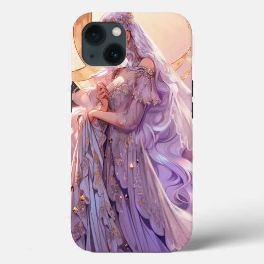 Anime Moon Princess Fantasy Art Case-Mate iPhone Hülle (Rückseite)