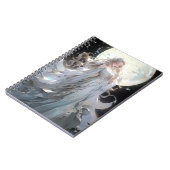 Anime Moon Princess Fantasy Art Notizblock (Linke Seite)