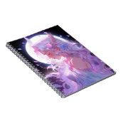 Anime Moon Princess Fantasy Art Notizblock (Rechte Seite)