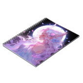 Anime Moon Princess Fantasy Art Notizblock (Linke Seite)