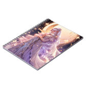 Anime Moon Princess Fantasy Art Notizblock (Linke Seite)