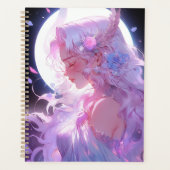 Anime Moon Princess Fantasy Art Planer (Vorderseite)
