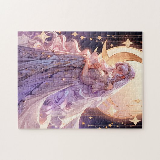 Anime Moon Princess Fantasy Art Puzzle (Horizontal)