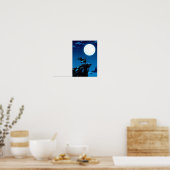 Anime Moonlight Warrior Epic Wall Art Poster (Küche)