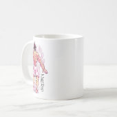 Anime Muscular Bodybuilder Gym Weightlifting  Kaffeetasse (Vorderseite Links)