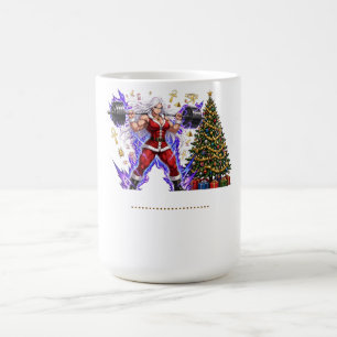 Anime Muskel Mami Weihnachten - Fitnessstudio Gain Kaffeetasse